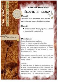 Jeux de société pour travailler l'attention