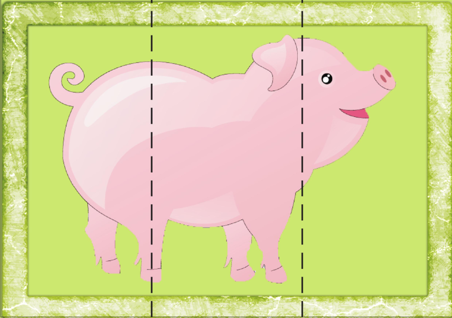 Puzzle à découper petite section