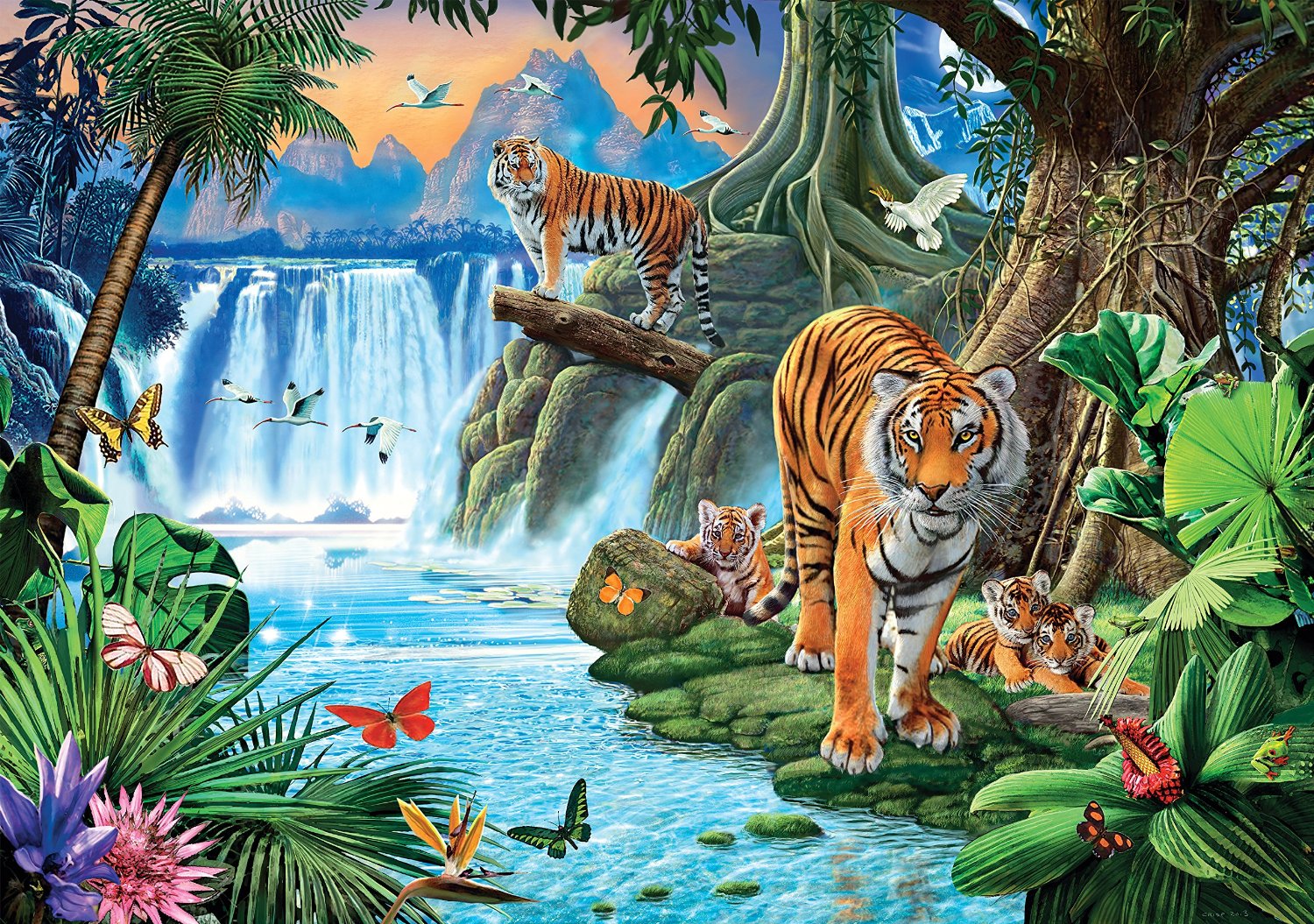 Puzzle 1500 pièces animaux