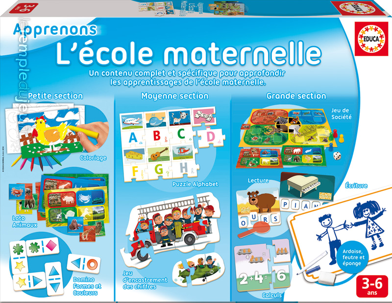Jeux de société maternel