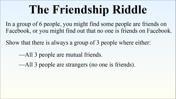 Puzzle for friends