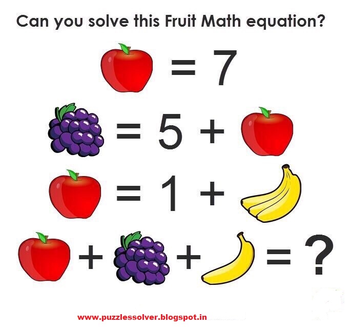 Puzzle fruits