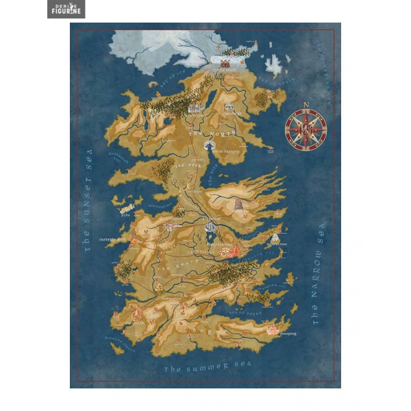 Puzzle carte game of thrones