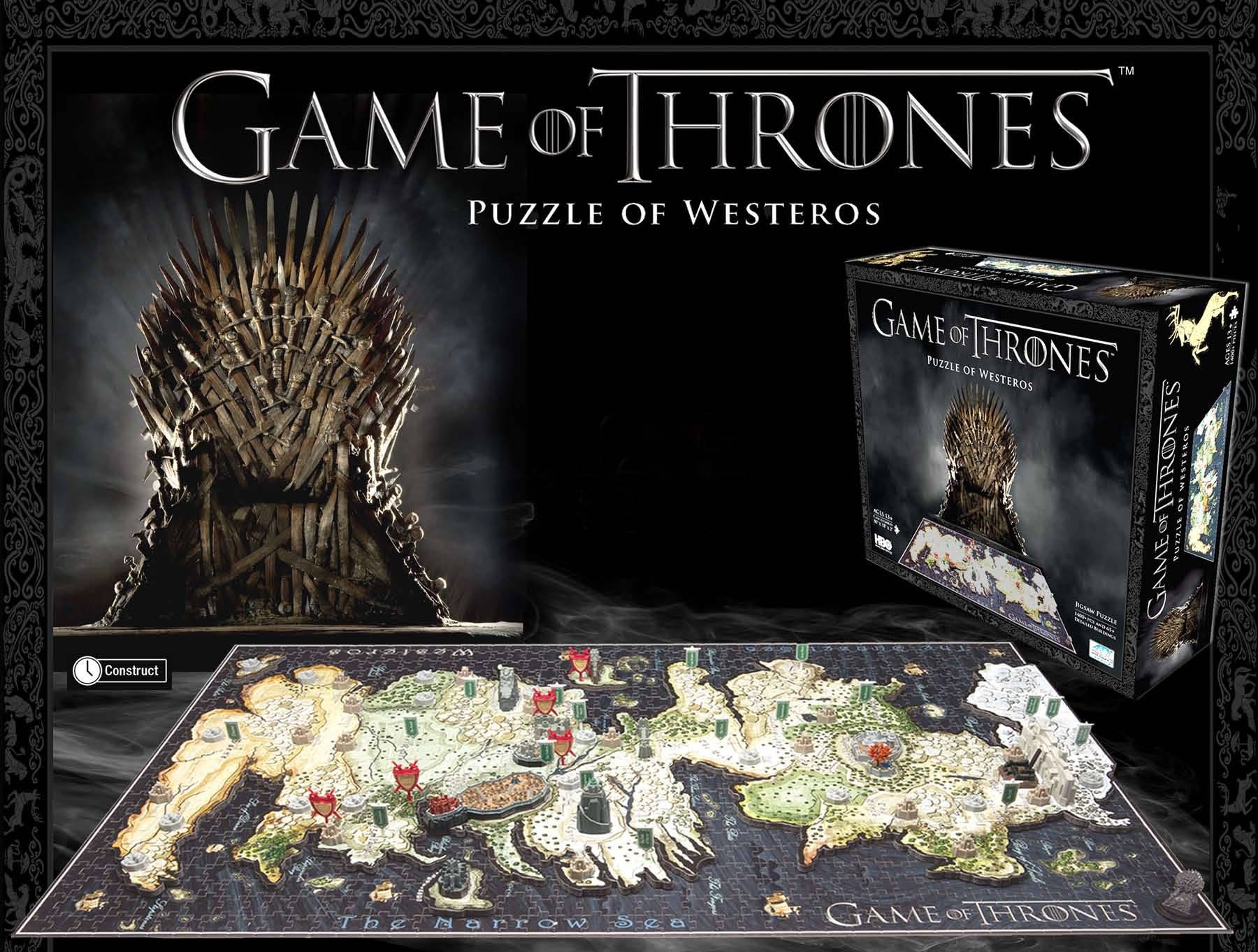 Puzzle 3d games of thrones
