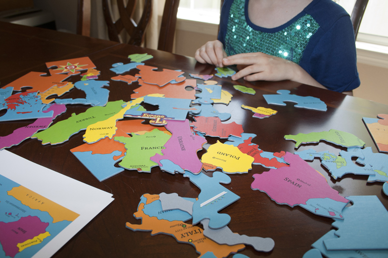 Puzzle geo collection