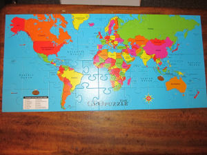 World geo puzzle