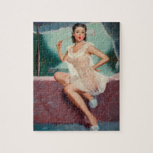 Puzzle pin up