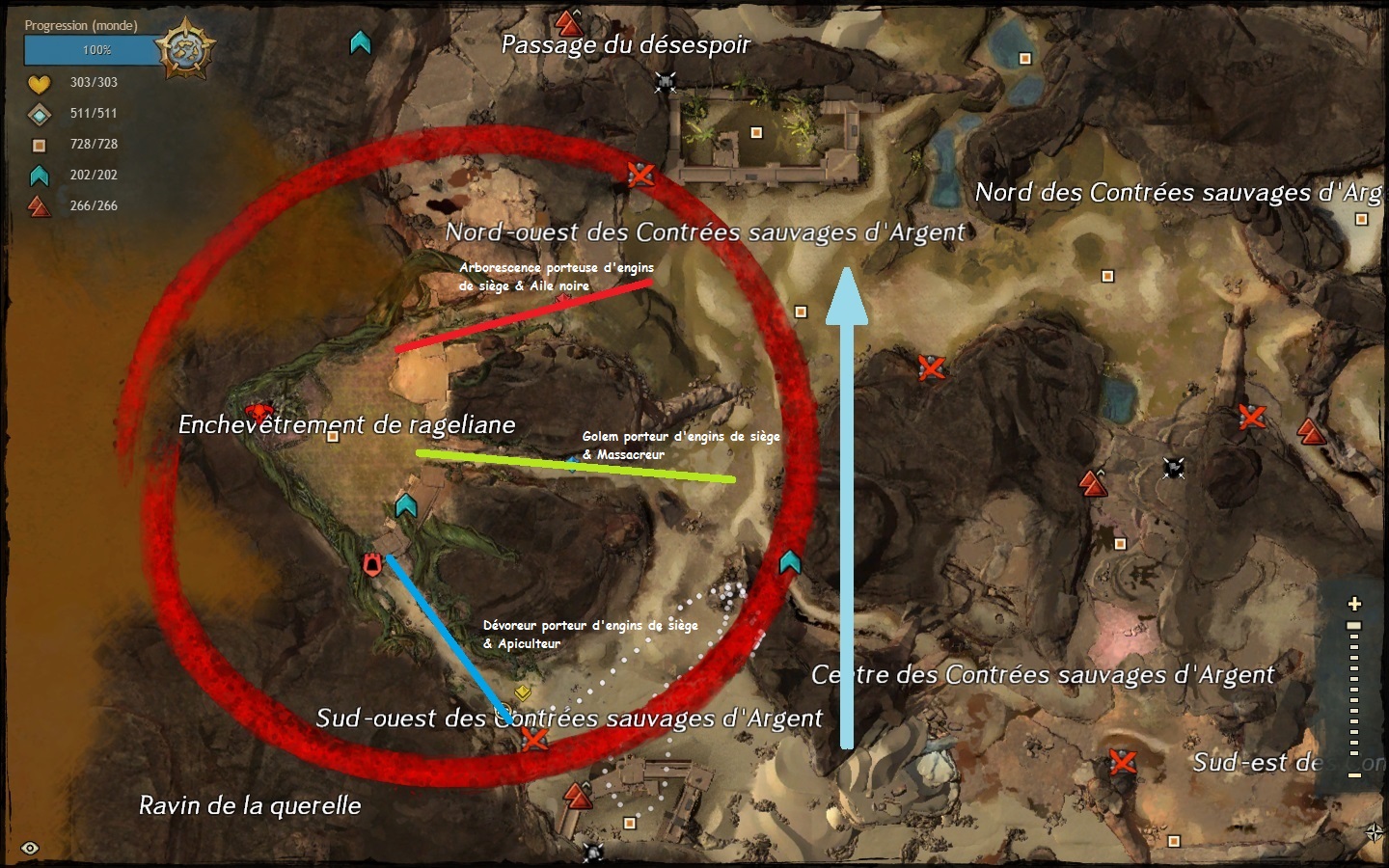 Gw2 contrées sauvages d'argent puzzle