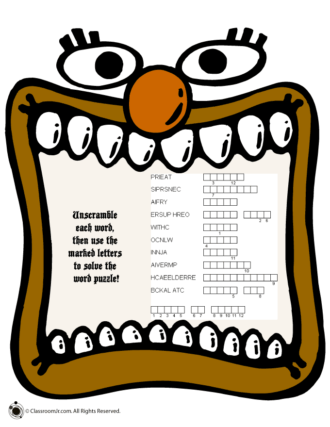 Puzzle halloween