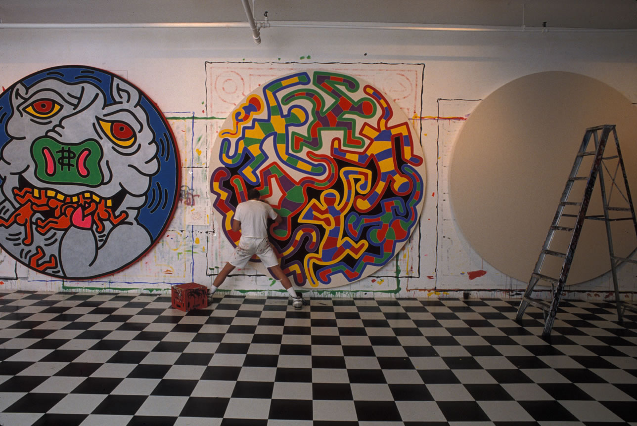 Keith haring monkey puzzle