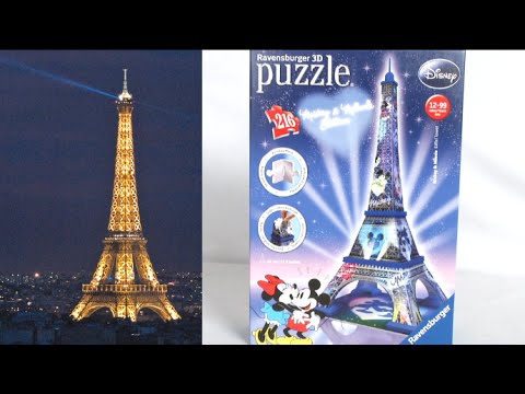 Ravensburger puzzle 3d tour eiffel night edition 216 pièces