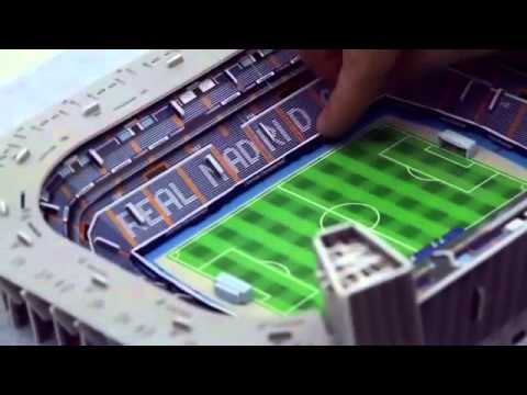 Puzzle 3d santiago bernabeu