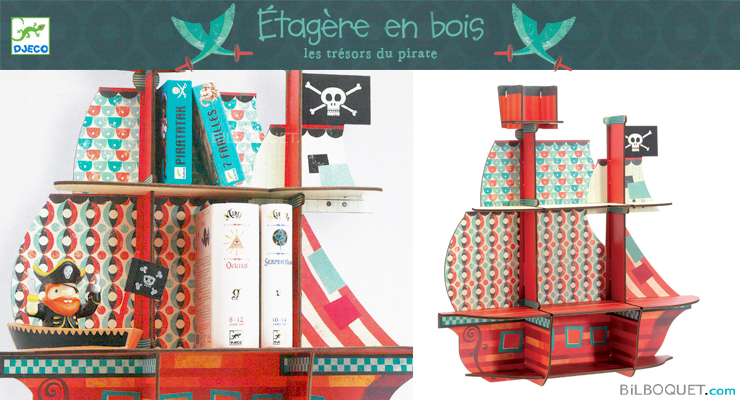 Puzzle djeco bateau pirate
