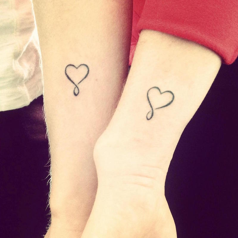 Tatouage puzzle à deux