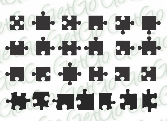 Puzzle silhouette