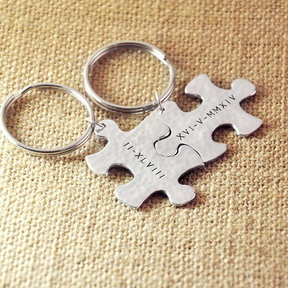 Porte clé puzzle personnalisé