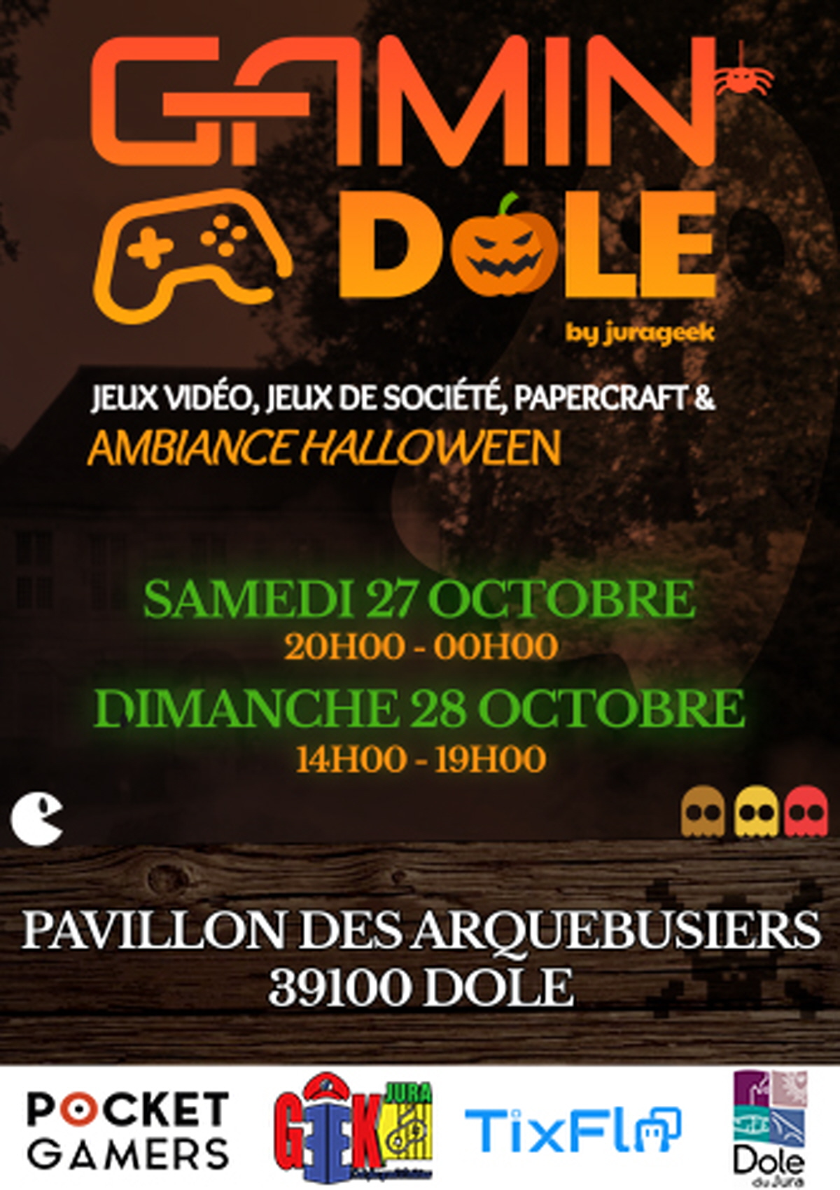 Jeux de société spécial halloween