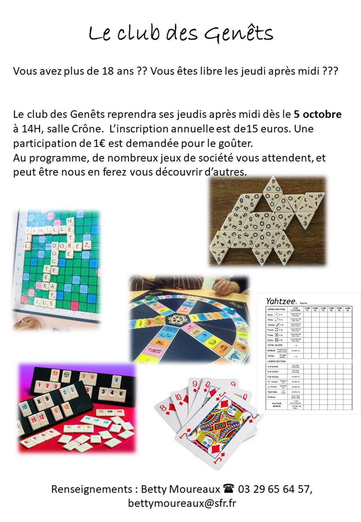 Le club des 5 jeux de société