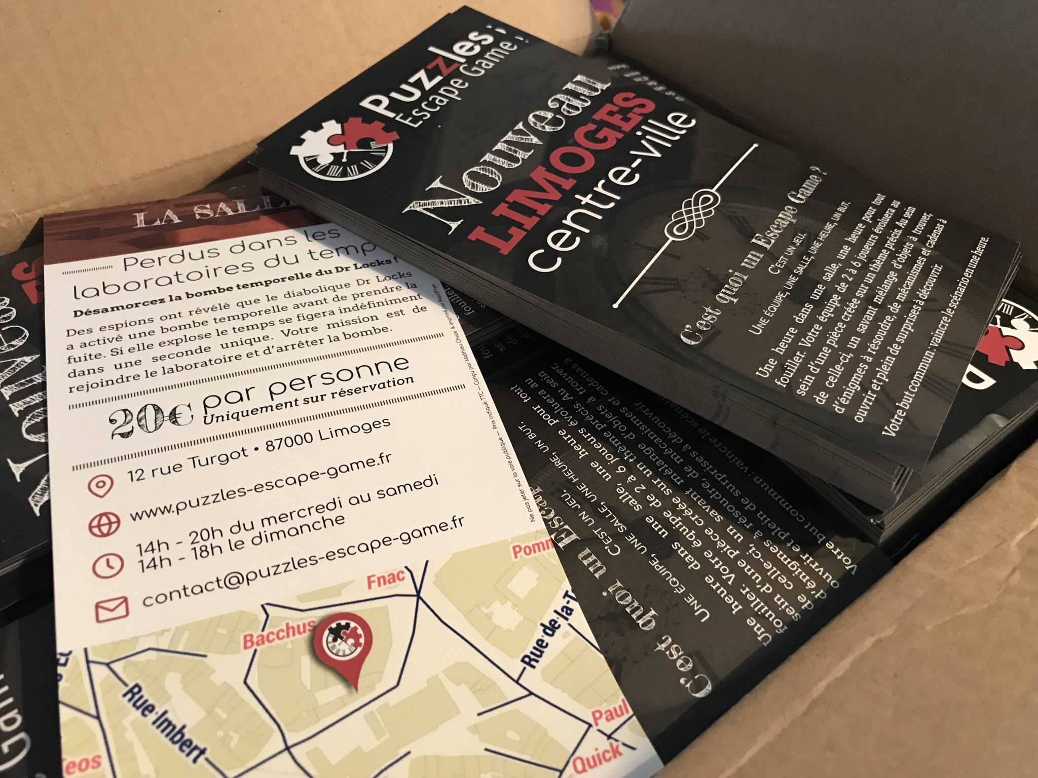 Puzzle escape game limoges