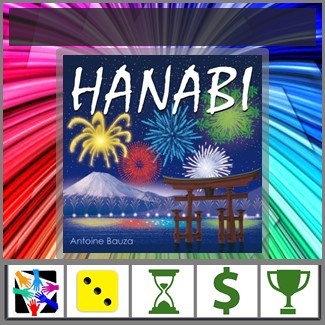 Jeux de société feux d'artifice