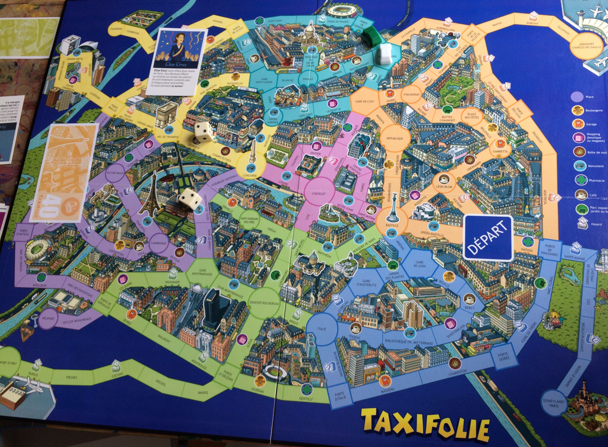 Jeux de société taxi folie