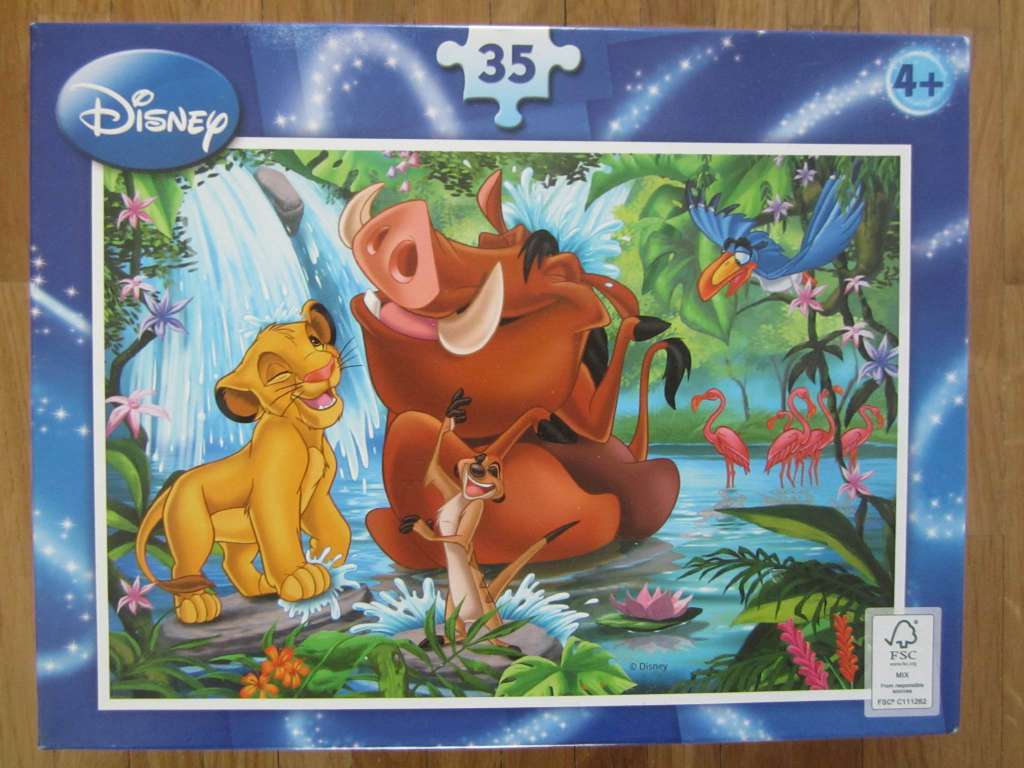 Puzzle roi lion