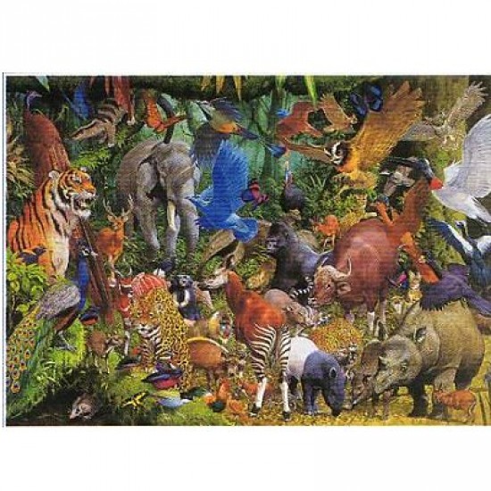 Puzzle animaux 1000 pièces