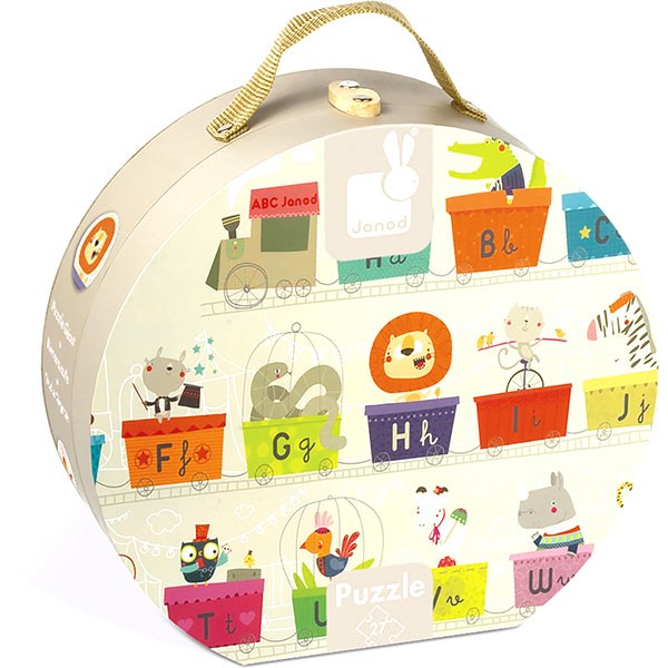 Puzzle train geant alphabet janod
