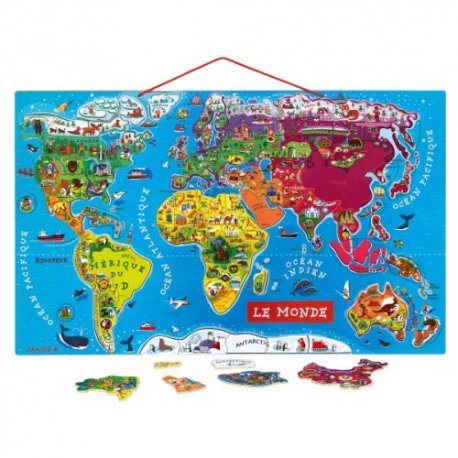 Puzzle du monde magnétique