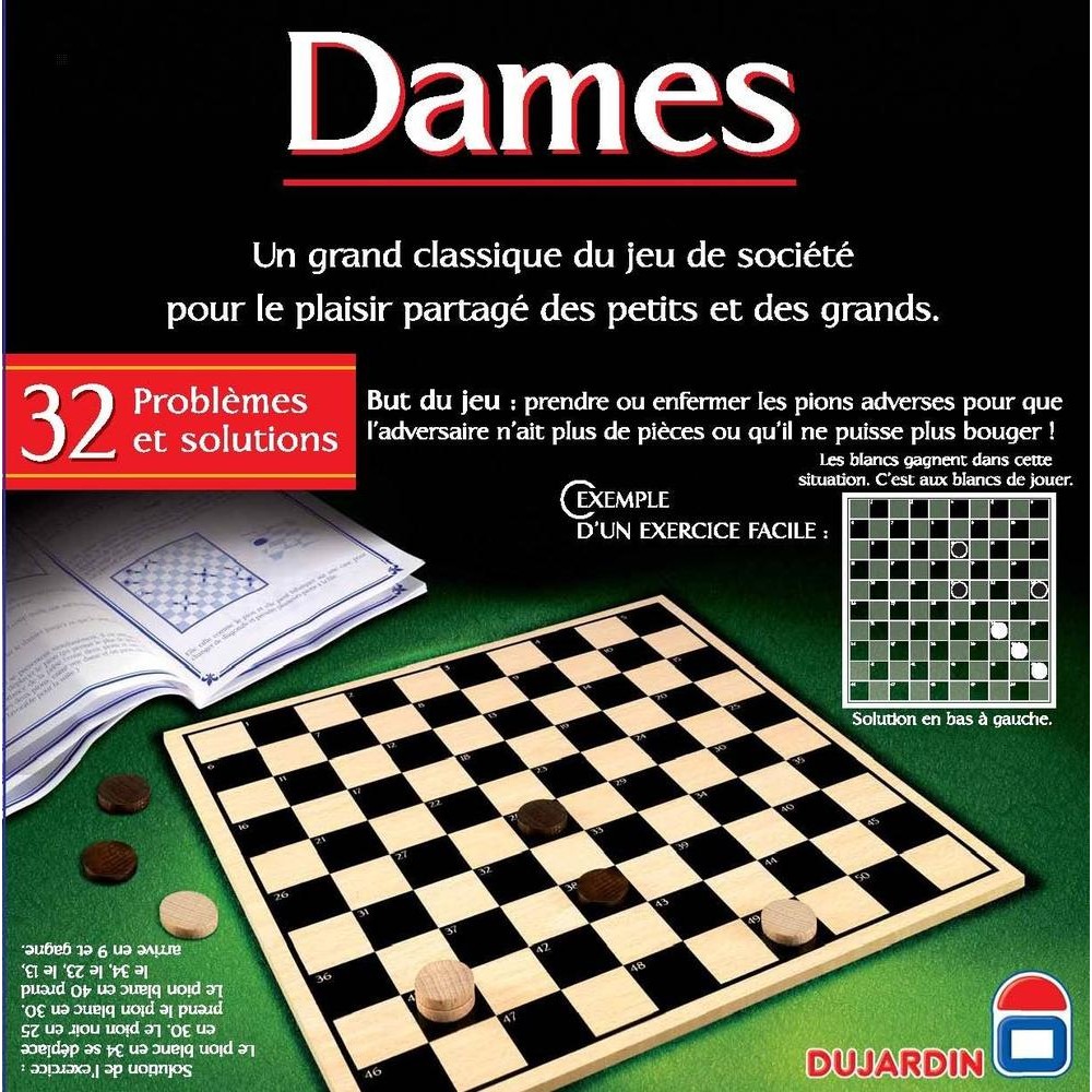 Jeux de société jeu de dames