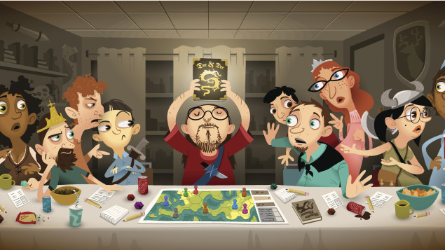 Jeux de société en soirée
