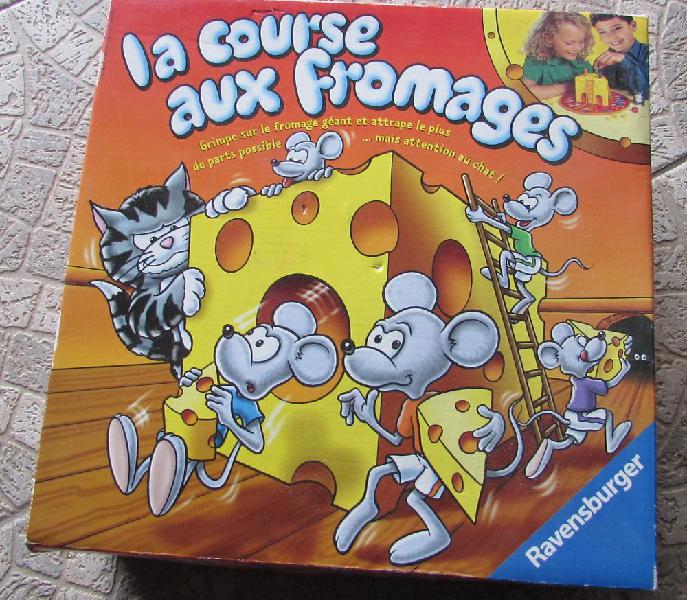 Jeux de société la course au fromage