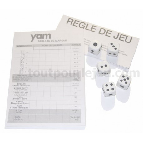 Jeux de société yams