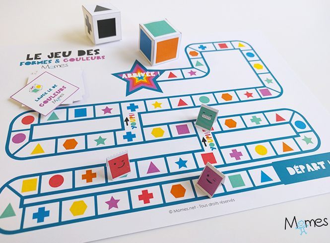 Jeux de société à colorier