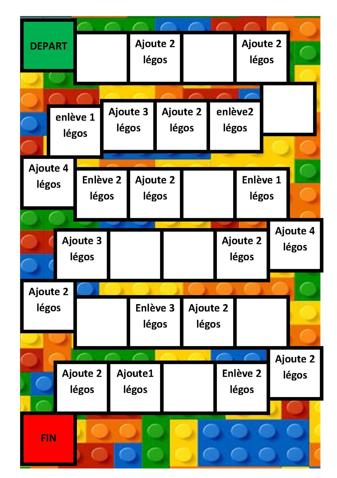 Jeux de société à imprimer gratuit