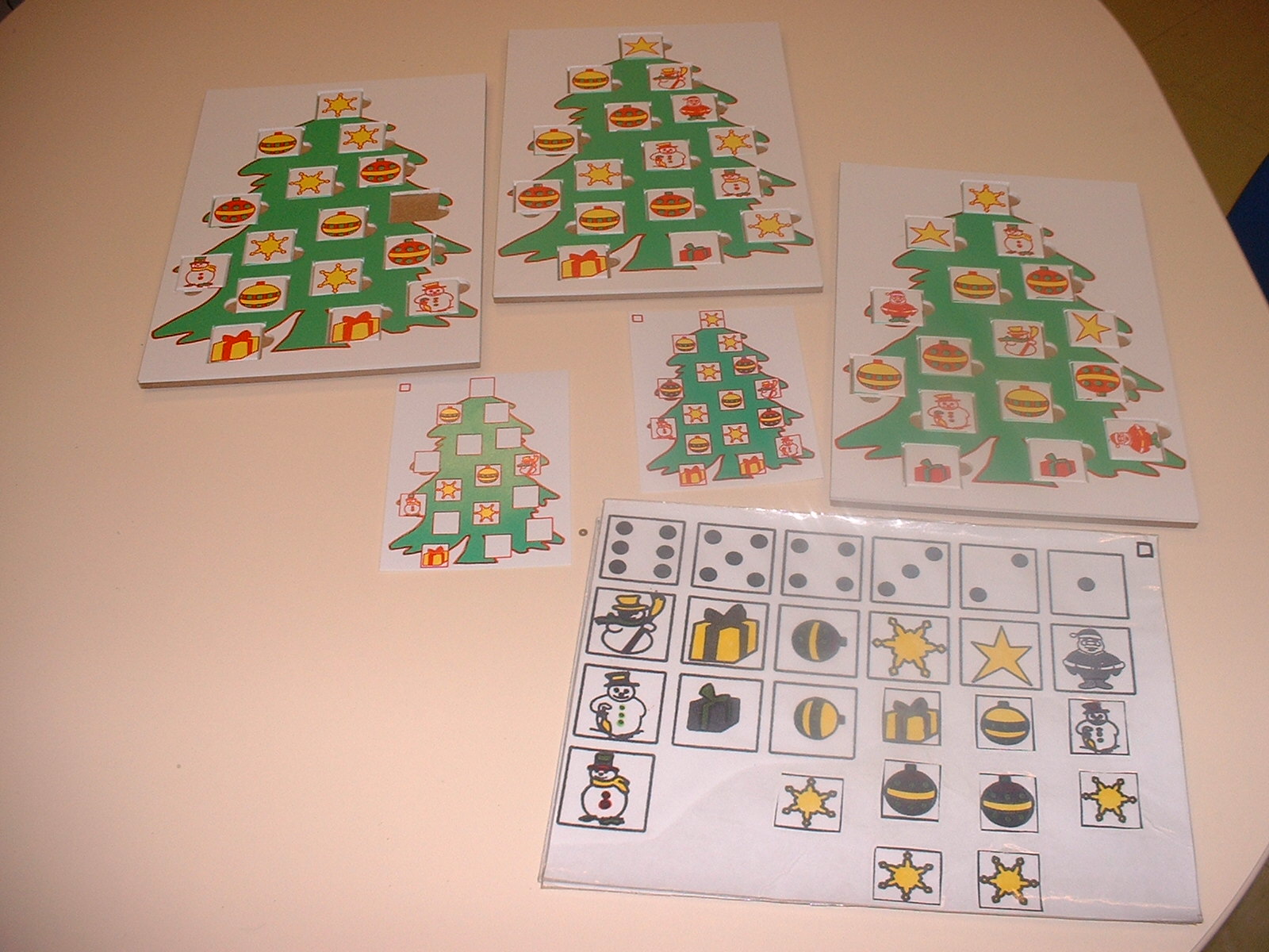 Jeux de société noel maternelle