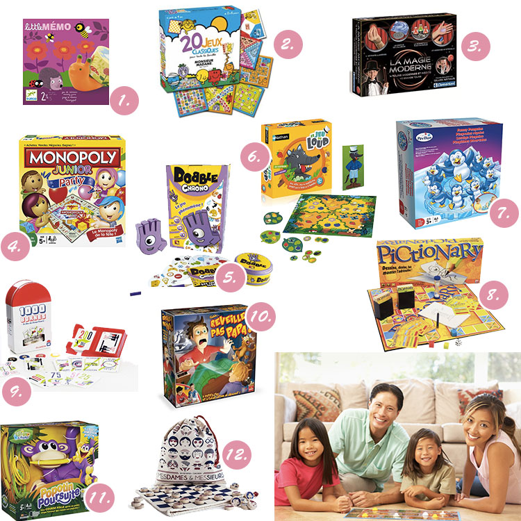 Jeux de société pour la famille