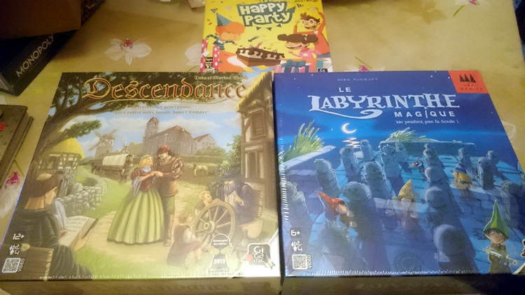 Jeux de société descendance