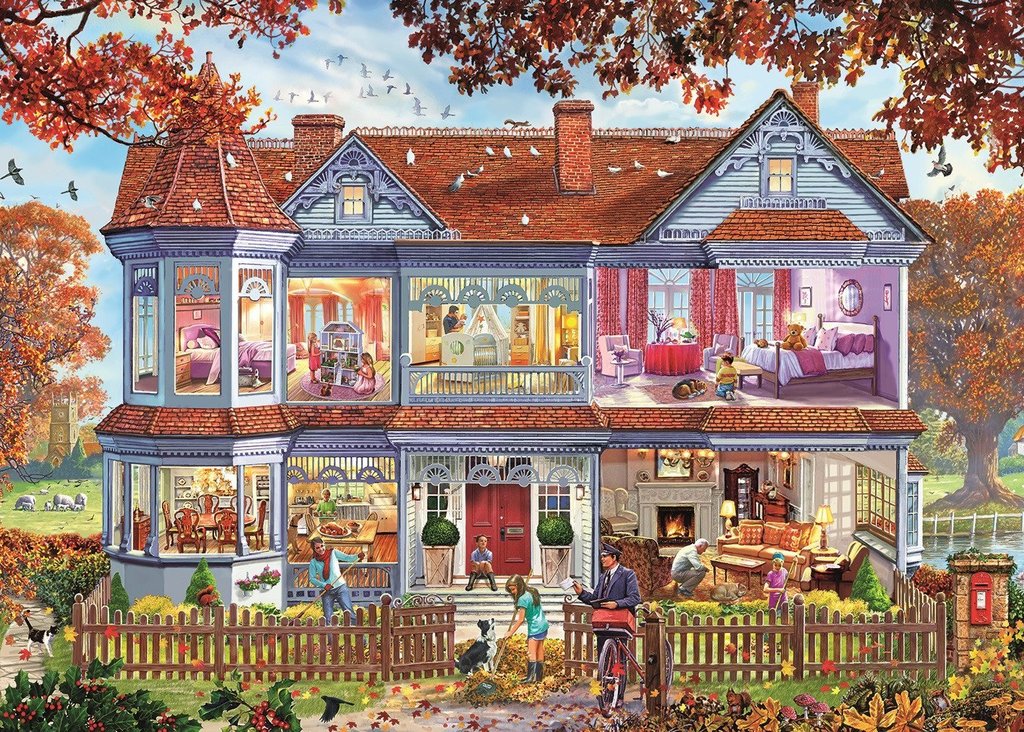 Puzzle fee 1000 pieces