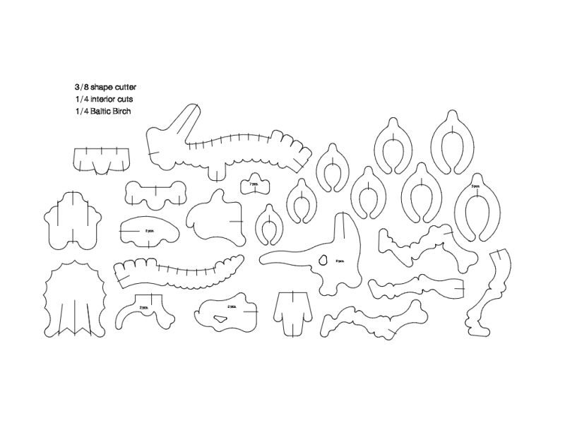 3d puzzle dxf free
