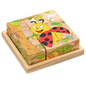 Puzzle cube en bois