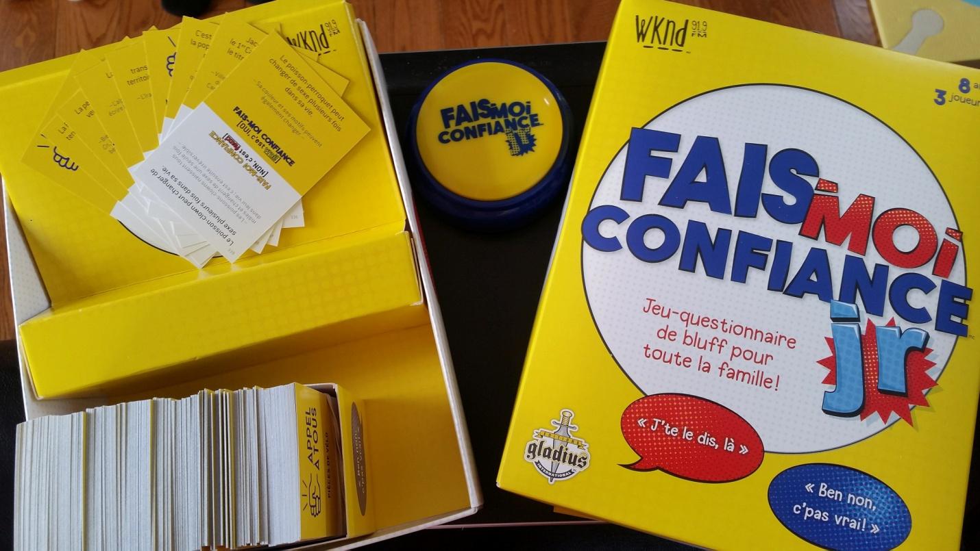 Jeux de société questionnaire
