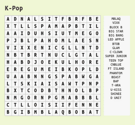 Kpop puzzle