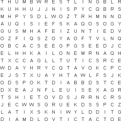 Word search puzzle games