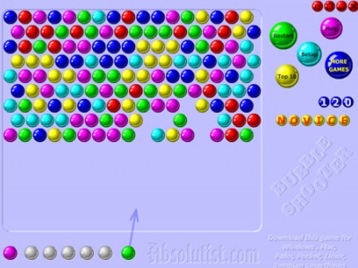 Bubble shooter puzzle