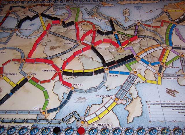 Jeux de société en ligne les aventuriers du rail