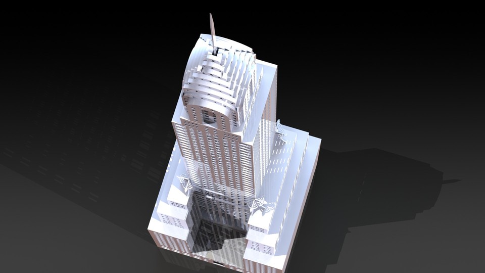 Chrysler building puzzle 3d