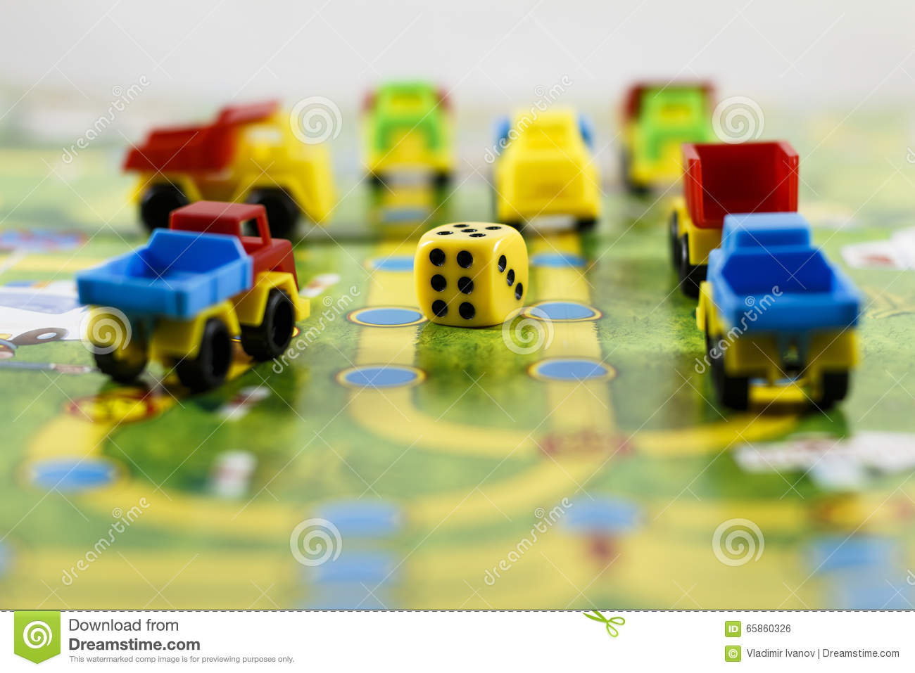 Jeux de société avec des voitures