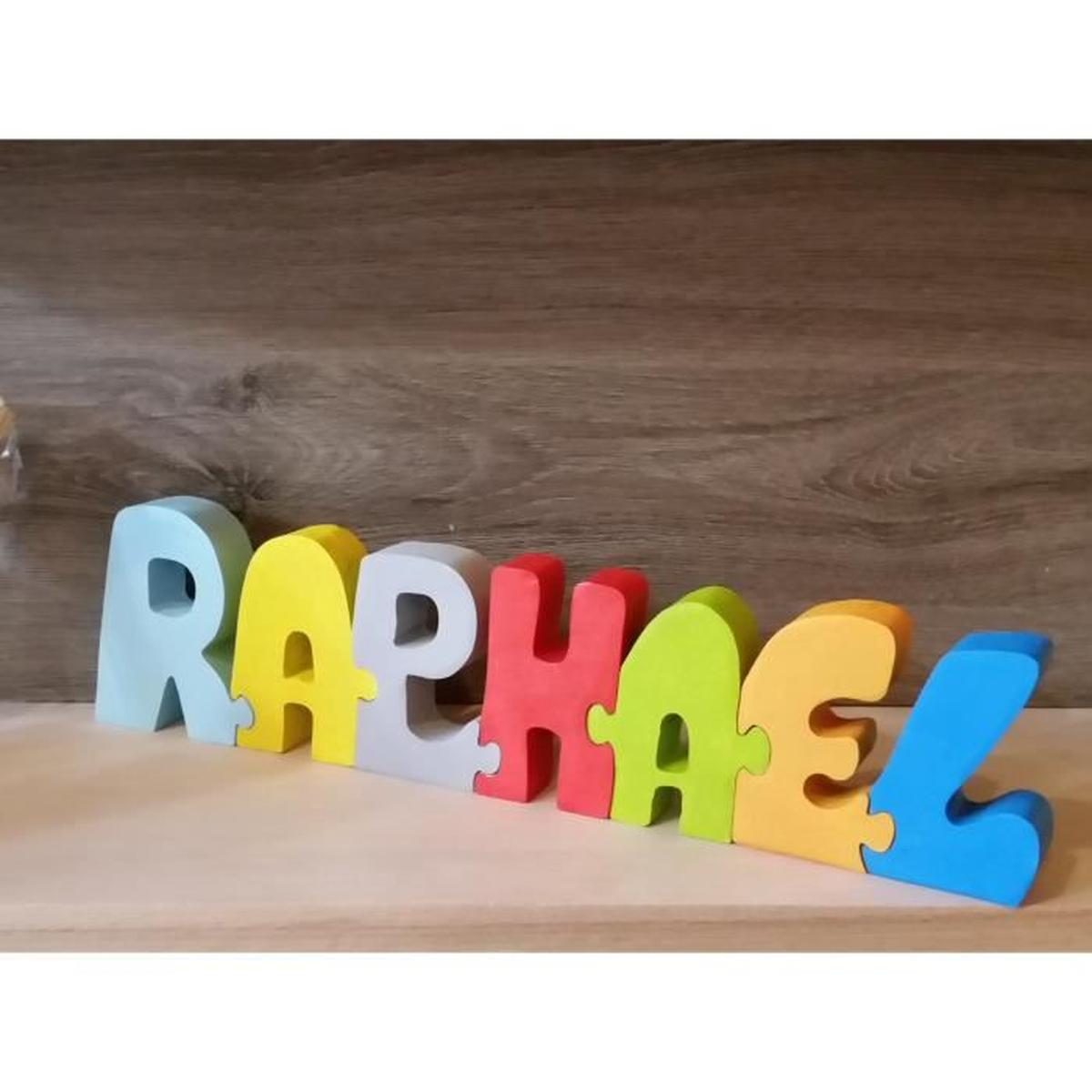Puzzle en bois avec prenom