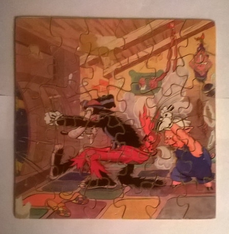 Puzzle ancien en bois
